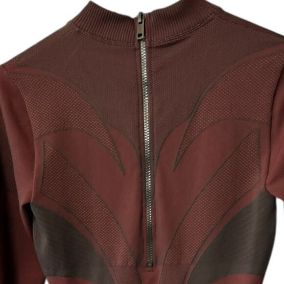 The Giving Movement Textured Geometric Dress Size L Sustainable Art to Wear Goth - Picture 4 of 12